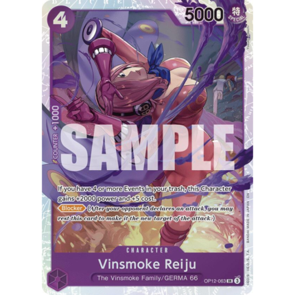 Vinsmoke Reiju OP12-063 V.1 – One Piece Card Game OP12
