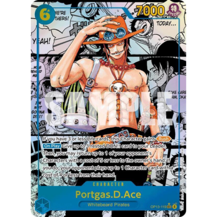 Portgas.D.Ace OP13-119 V.5 | One Piece Card Game OP13