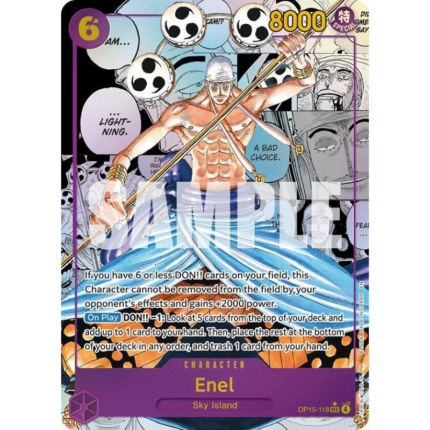 Enel OP15-118 V.3 | One Piece Card Game OP15
