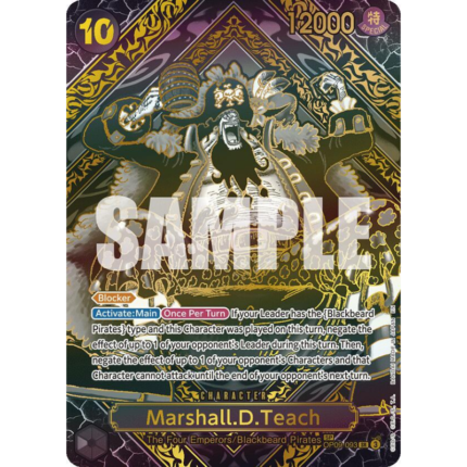 Marshall.D.Teach OP09-093 V.1 | One Piece Card Game OP12