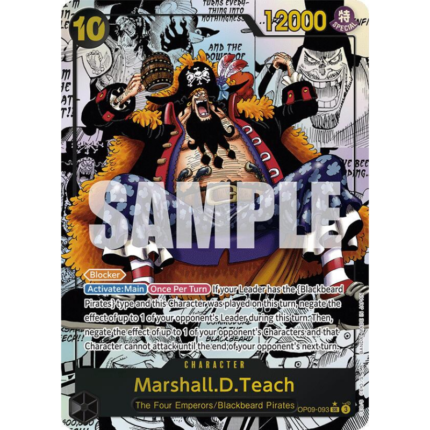 Marshall.D.Teach OP09-093 V.4 | One Piece Card Game OP09