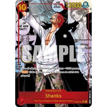 Shanks OP09-004 V.4 | One Piece Card Game OP09