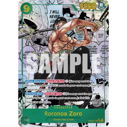 Roronoa Zoro OP06-118 V.3 | One Piece Card Game OP06