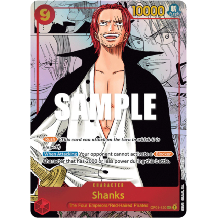 Shanks OP01-120 V.3 | One Piece Card Game OP01
