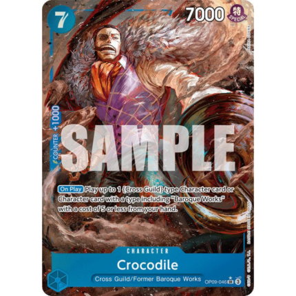 Crocodile OP09-046 V.2 – One Piece Card Game OP09