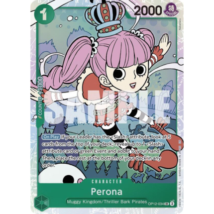 Perona OP12-034 V.1 – One Piece Card Game OP12