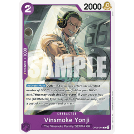 Vinsmoke Yonji OP06-066 | One Piece Card Game PRB01
