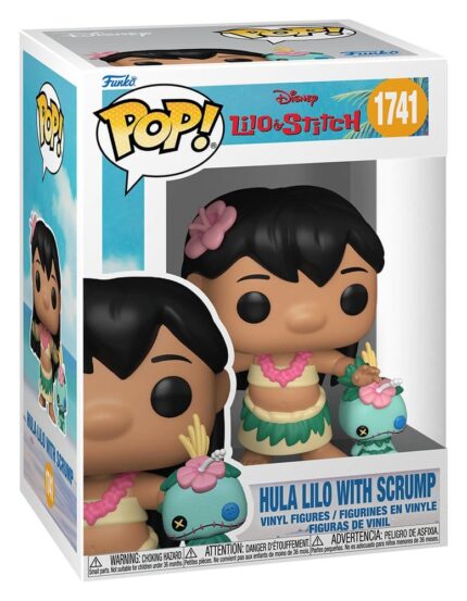 Funko pop & buddy: lilo & stitch s4 hula w - scrump